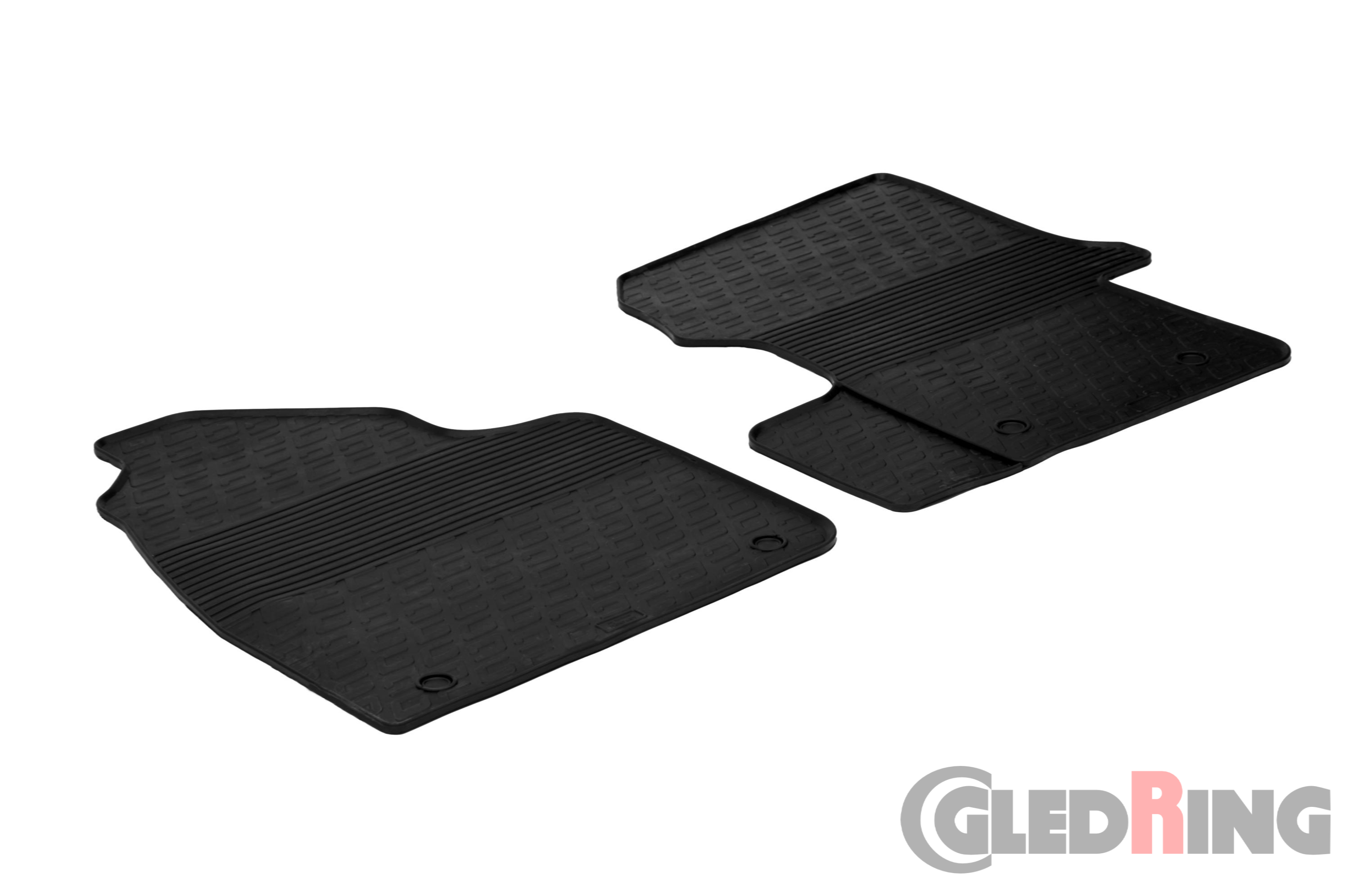 Original Gledring Passform Fußmatten Gummimatten 2 Tlg. - Volkswagen VW Crafter 05.2006->01.2017